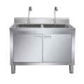 Double Bowl Sink Cabinet - 1700mm x 700mm x 900mmH -  RHS WORK AREA