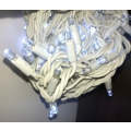 LED Outdoor Lights 20m - Bright White - Steady (White Cable)