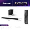 Hisense Sound Bar, 280W 2.1 Channel - AX2107G