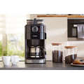 Philips 1.2L Grind & Brew Coffee Maker - Black/Silver-HD7762/00