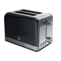 Swan Retro Black 2 Slice Toaster-SRT2B