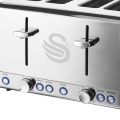 Swan Classic 4 Slice Stainless Steel Toaster-SCT8