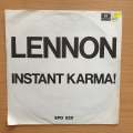 John Lennon/ Ono With The The Plastic Ono Band  Instant Karma! - Vinyl 7" Record - Very-Good+ ...