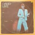 David Bowie  David Live  Double Vinyl LP Record - Very-Good Quality (VG) (verry)