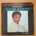 David Joseph  The Joys Of Life -  Vinyl LP Record - Very-Good Quality (VG)  (verry)