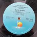 David Joseph  The Joys Of Life -  Vinyl LP Record - Very-Good Quality (VG)  (verry)