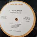 John Coltrane  A Love Supreme - Vinyl LP Record - Very-Good+ Quality (VG+) (verygoodplus) (D)
