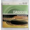 D'Addario - EZ920 - Medium Light Gauge (0.012-0.054) - Acoustic Guitar Strings (In Stock)