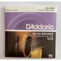 D'Addario - EJ13 - Custom Light Gauge (0.011-0.052) - Acoustic Guitar Strings (In Stock)