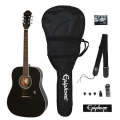 Epiphone Guitar - FT-100 - Song Maker Player Pack Acoustic Guitar with Bag/Strap/Tuner - Ebony (I...