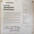 Princess Margherita Branciforte - Presenting Princess Margherita Branciforte (Signed) -  Vinyl LP...