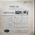 Peggy Lee  Pretty Eyes -  Vinyl LP Record - Very-Good+ Quality (VG+)