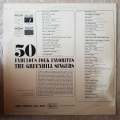 The Greenhill Singers  50 Fabulous Folk Favorites   Vinyl LP Record - Very-Good+ Quality...