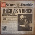 Jethro Tull  Thick As A Brick - Vinyl LP Record - Very-Good+ Quality (VG+)