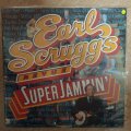 Earl Scruggs Revue  Super Jammin' - Vinyl LP Record - Very-Good+ Quality (VG+)