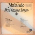 Malando - Most Famous Tangos  - Vinyl LP Record - Opened  - Fair Quality (F)
