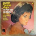 Connie Francis  Never On Sunday - Vinyl LP Record - Opened  - Very-Good- Quality (VG-)