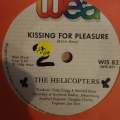 The Helicopters  Kissing For Pleasure - Vinyl 7" Record - Very-Good- Quality (VG-)