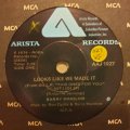 Barry Manilow  Looks Like We Made It  - Vinyl 7" Record - Opened  - Very-Good Quality (VG)