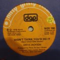 Dee D. Jackson  Automatic Lover - Vinyl 7" Record - Opened  - Good+ Quality (G+)
