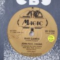 John Paul Young - War Games - Vinyl 7" Record - Very-Good+ Quality (VG+)