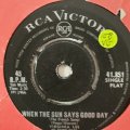 Virginia Lee  When the sun says good day - Vinyl 7" Record - Opened  - Very-Good Quality (VG)
