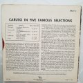 Enrico Caruso  Caruso Sings Five Famous Selections - Red Vinyl 7" Record - Opened  - Very-G...