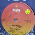 Men At Work  Down Under - Vinyl 7" Record - Very-Good+ Quality (VG+)