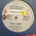Anne Power  Livin' Your Life In Yesterday - Vinyl 7" Record - Very-Good+ Quality (VG+)