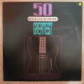 50 Guitar Greatest  - Vinyl LP Record - Opened  - Very-Good+ Quality (VG+)