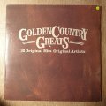 Golden Country Greats - 30 Original Hits - Original Artists - Double Vinyl LP Record - Very-Good+...