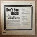 Della Reese  Don't You Know - The Best Of ... - Vinyl LP Record - Opened  - Good Quality (G)