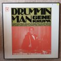 Gene Krupa  Drummin' Man Box Set - Double Vinyl LP Record - Very-Good+ Quality (VG+)