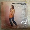 Rock's Greatest Hits - Vol 2 -  Double Vinyl LP Record - Opened  - Very-Good- Quality (VG-)
