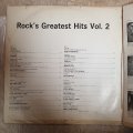 Rock's Greatest Hits - Vol 2 -  Double Vinyl LP Record - Opened  - Very-Good- Quality (VG-)