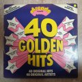 40 Golden Hits - Original Artists -  Double Vinyl LP Record - Very-Good+ Quality (VG+)