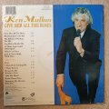 Ken Mullan - Give Her All the Roses (Autographed) - Vinyl LP Record - Very-Good+ Quality (VG+)