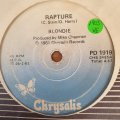 Blondie  Rapture - Vinyl 7" Record - Opened  - Very-Good Quality (VG)