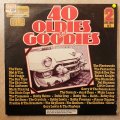 40 Oldies but Goldies - Double Vinyl LP Record - Very-Good+ Quality (VG+)