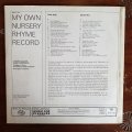 My Own Nursery Rhyme Record - Vinyl LP Record - Very-Good+ Quality (VG+)