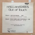 Daryl Hall John Oates  Out Of Touch - Vinyl 7" Record - Very-Good+ Quality (VG+)