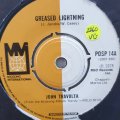 John Travolta  Greased Lightning - Vinyl 7" Record - Very-Good Quality (VG)