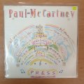 Paul McCartney  Press - Vinyl 7" Record - Very-Good+ Quality (VG+)