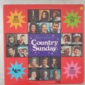 Country Sunday -  Vinyl LP Record - Very-Good+ Quality (VG+)