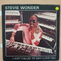 Stevie Wonder  I Just Called To Say I Love You - Vinyl 7" Record - Very-Good+ Quality (VG+)