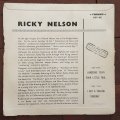 Ricky Nelson  Lonesome Town - Vinyl 7" Record - Very-Good+ Quality (VG+)