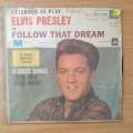 Elvis Presley  Follow That Dream - Vinyl 7" Record - Very-Good+ Quality (VG+) (verygoodplus)