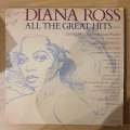 Diana Ross  All The Great Hits  Double Vinyl LP Record - Very-Good+ Quality (VG+)