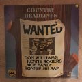 Country Headlines - (Don Wiiliams, Kenny Rogers,  Moe Bandy, Ronnie, Milsap) - Vinyl LP Record - ...