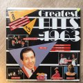 Greatest Hits Of 1963 - Original Artists -  Double Vinyl LP Record - Very-Good+ Quality (VG+)